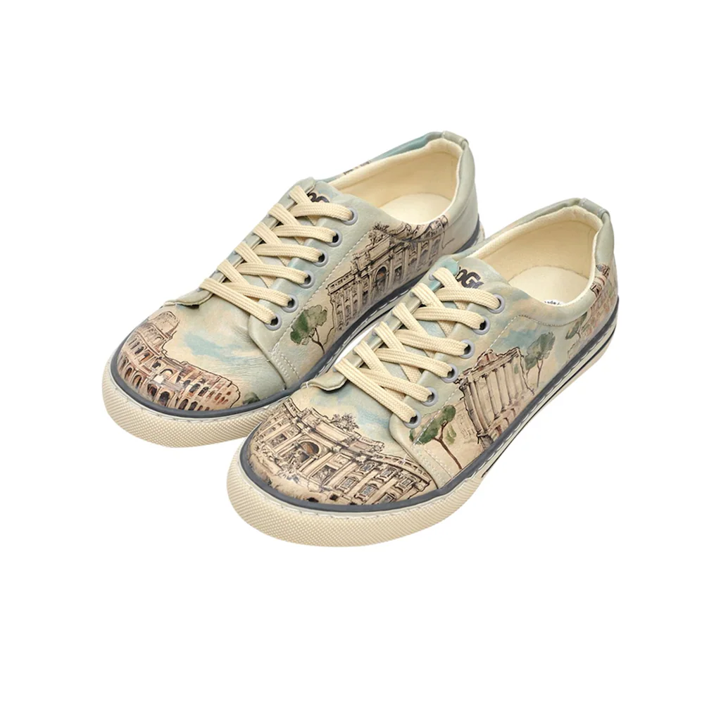 DOGO Sneaker »Damen Sneaker All Roads Lead To Rome Vegan Damen Sneaker /« Vegan