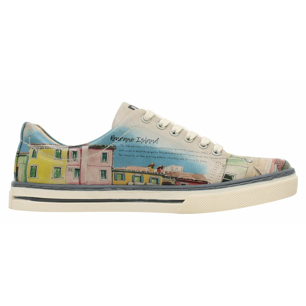 DOGO Sneaker »Damen Sneaker Burano Island Vegan Damen Sneaker / Female« Vegan Auf Rechnung Bestellen