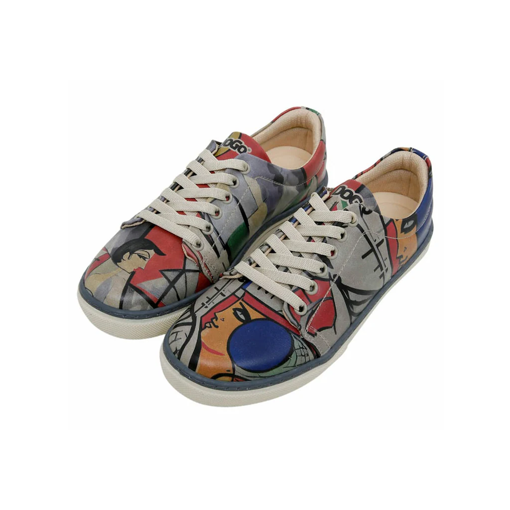 DOGO Sneaker »Damen Sneaker Cubic Faces Vegan Damen Sneaker / Female« Vegan