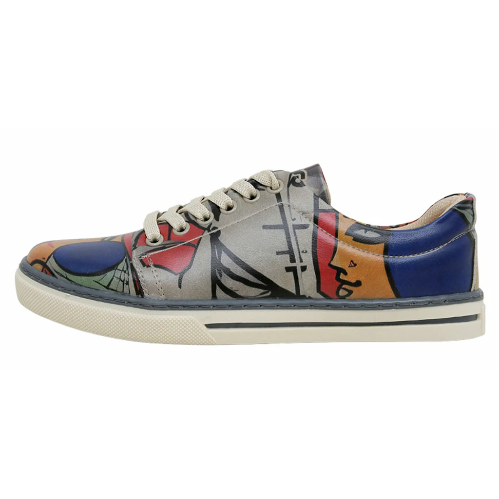 DOGO Sneaker »Damen Sneaker Cubic Faces Vegan Damen Sneaker / Female« Vegan