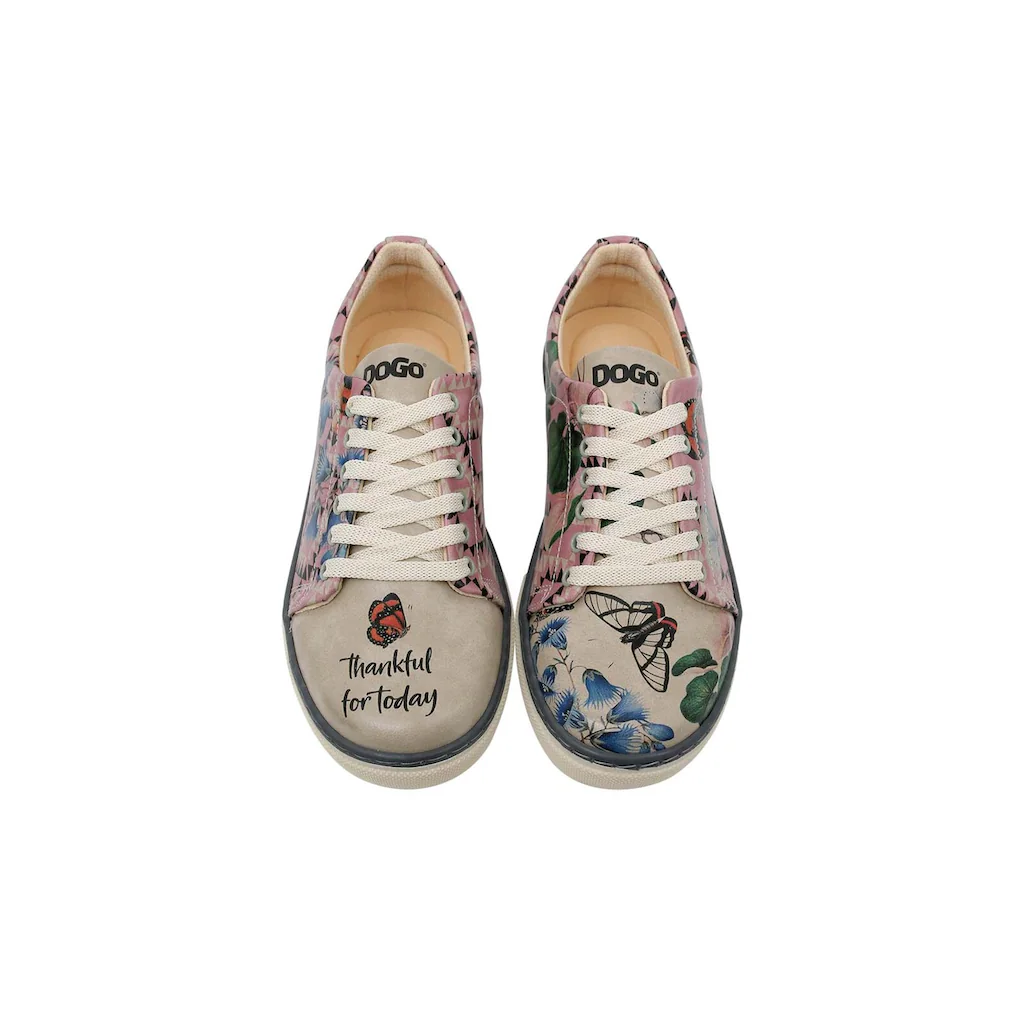 DOGO Sneaker »Damen Sneaker Thankful For Today Vegan Damen Sneaker / Female« Vegan