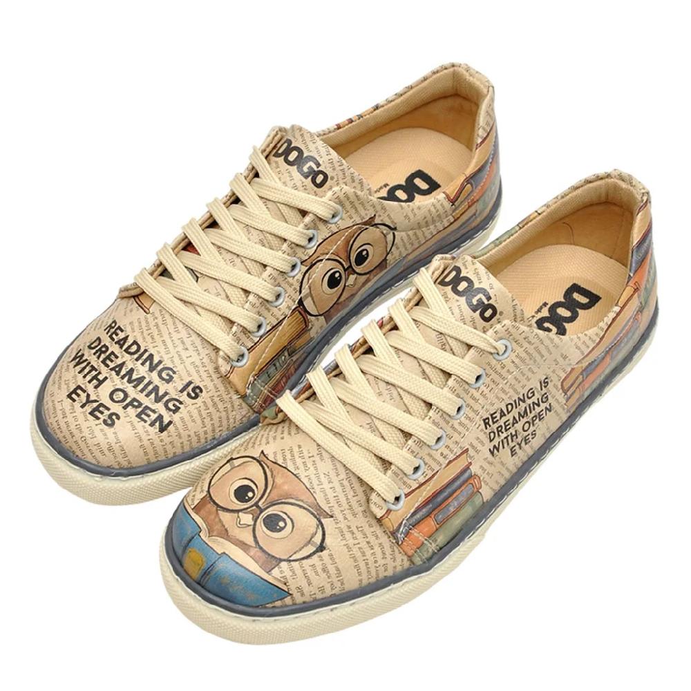 DOGO Sneaker »Damen Sneaker The Wise Owl Vegan Damen Sneaker / Female« Vegan Auf Rechnung Bestellen