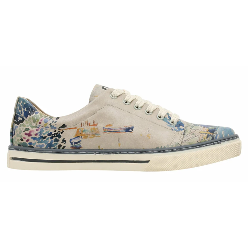 DOGO Sneaker »Damen Sneaker Watercolor And Sailors Vegan Damen Sneaker /« Vegan Auf Rechnung Bestellen