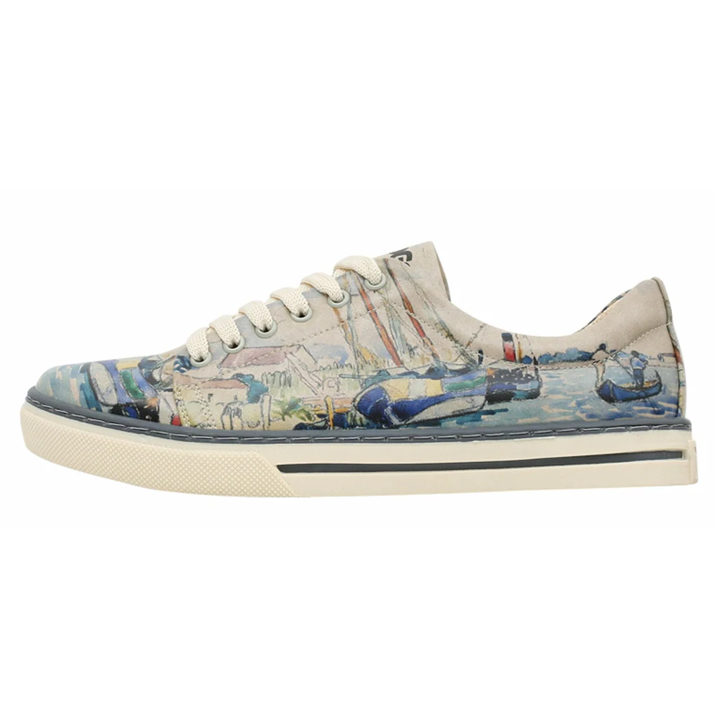 DOGO Sneaker »Damen Sneaker Watercolor And Sailors Vegan Damen Sneaker /« Vegan auf Rechnung bestellen