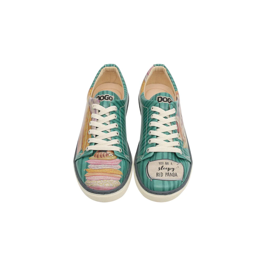 DOGO Sneaker »Damen Sneaker You Are A Sleepy Red Panda Vegan Damen Sneaker /« Vegan Auf Raten