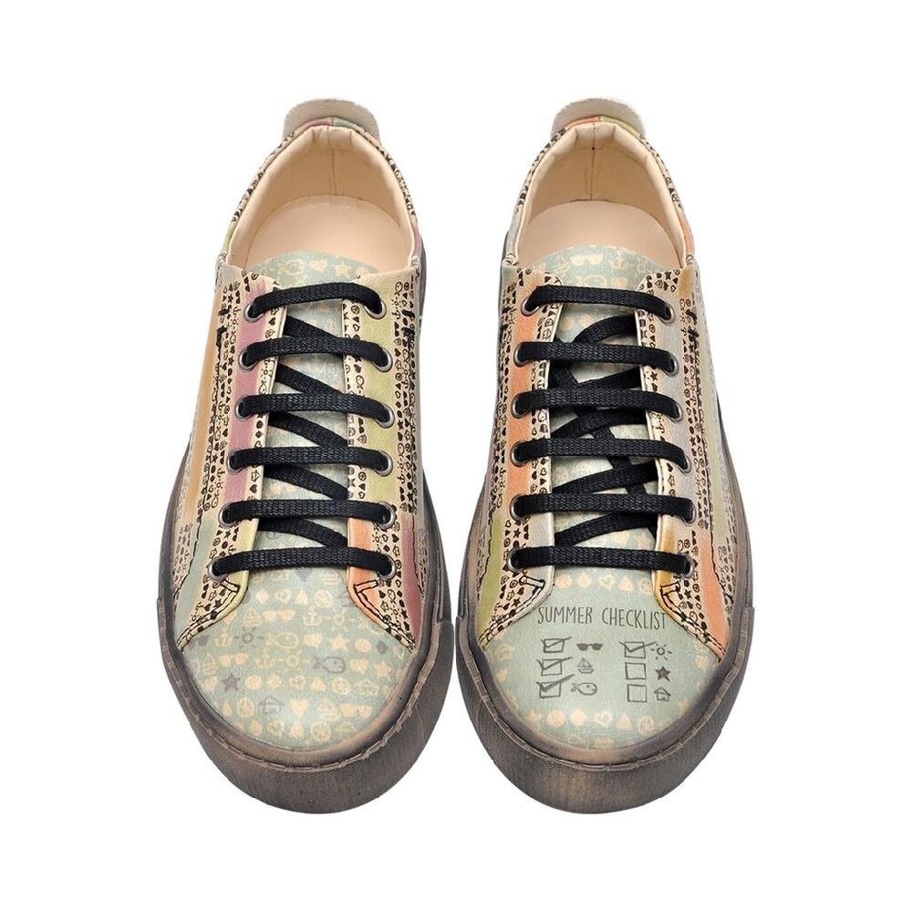 DOGO Sneaker »Damen Sneaky Summer Checklist Vegan Damen Sneaker / Female« Vegan