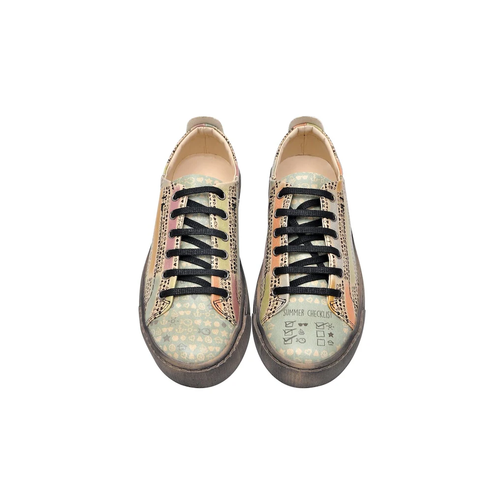 DOGO Sneaker »Damen Sneaky Summer Checklist Vegan Damen Sneaker / Female« Vegan