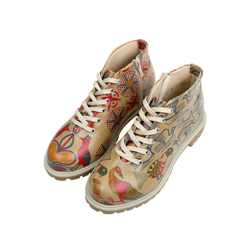 DOGO Stiefel »Damen Shortcut Boots Love Birds Vegan Damen Stiefel / Female« Vegan ▷ Für