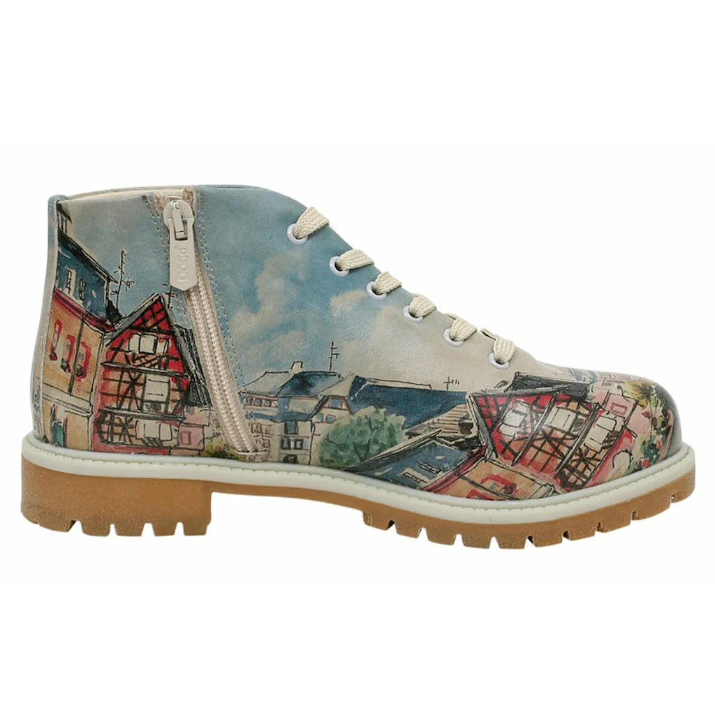 DOGO Stiefel »Damen Shortcut Boots Travel Fills The Soul Vegan Damen Stiefel /« Vegan Kaufen