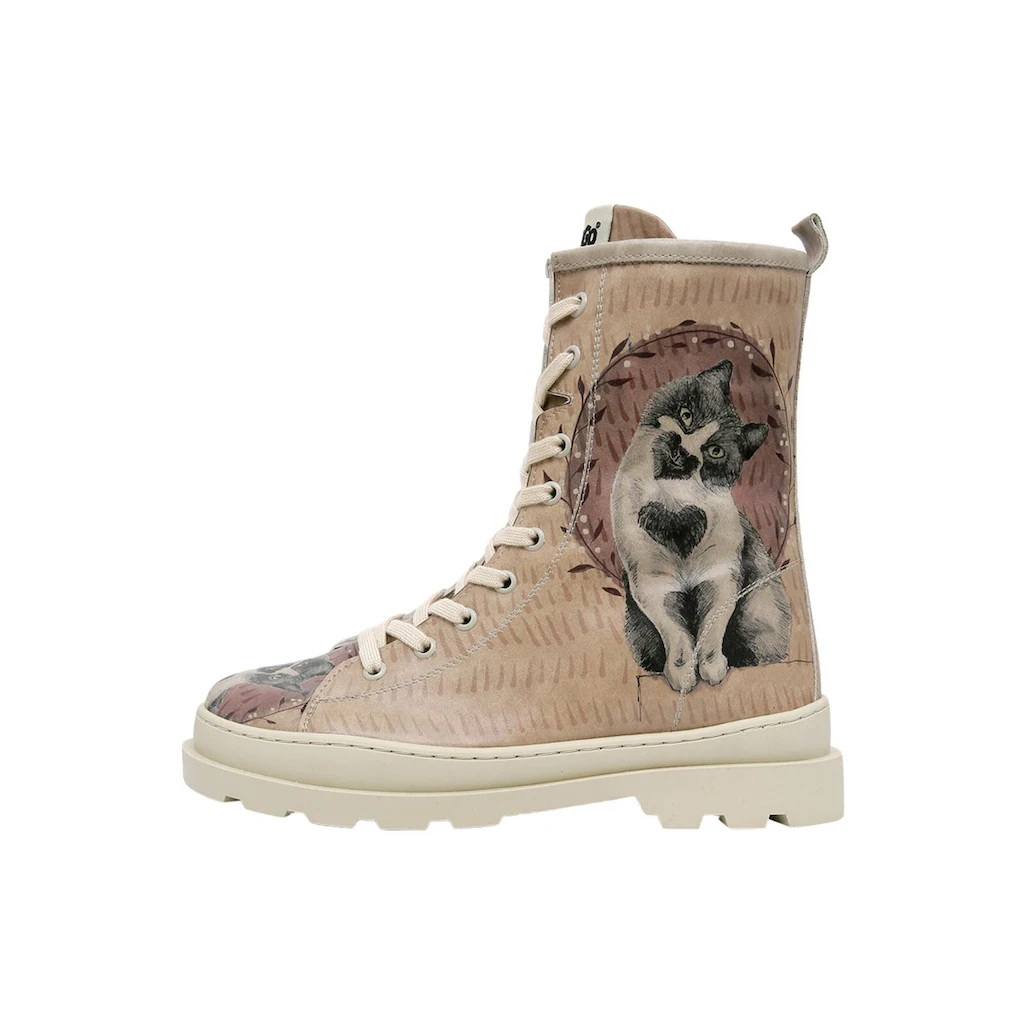 DOGO Stiefelette »Damen Gisele Heart Cat Vegan Damen Stiefel / Female« Vegan bestellen