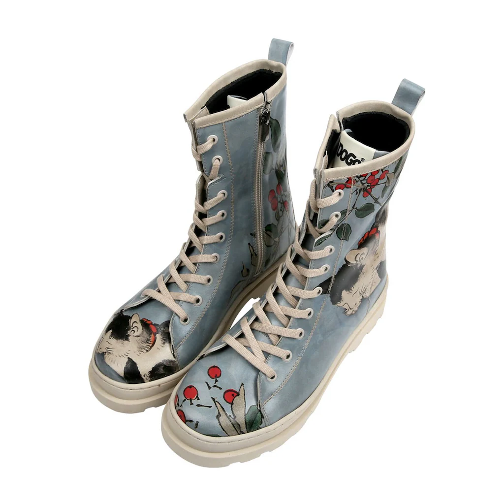DOGO Stiefelette »Damen Gisele Sleepy Cat Vegan Damen Stiefel / Female« Vegan Online Kaufen