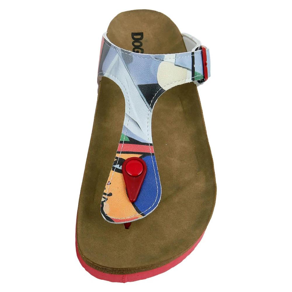 DOGO Zehentrenner »Damen Lila Damen Sandalen Dogo Lila Sandalen Vegan Damen Sandale« Vegan Online Kaufen