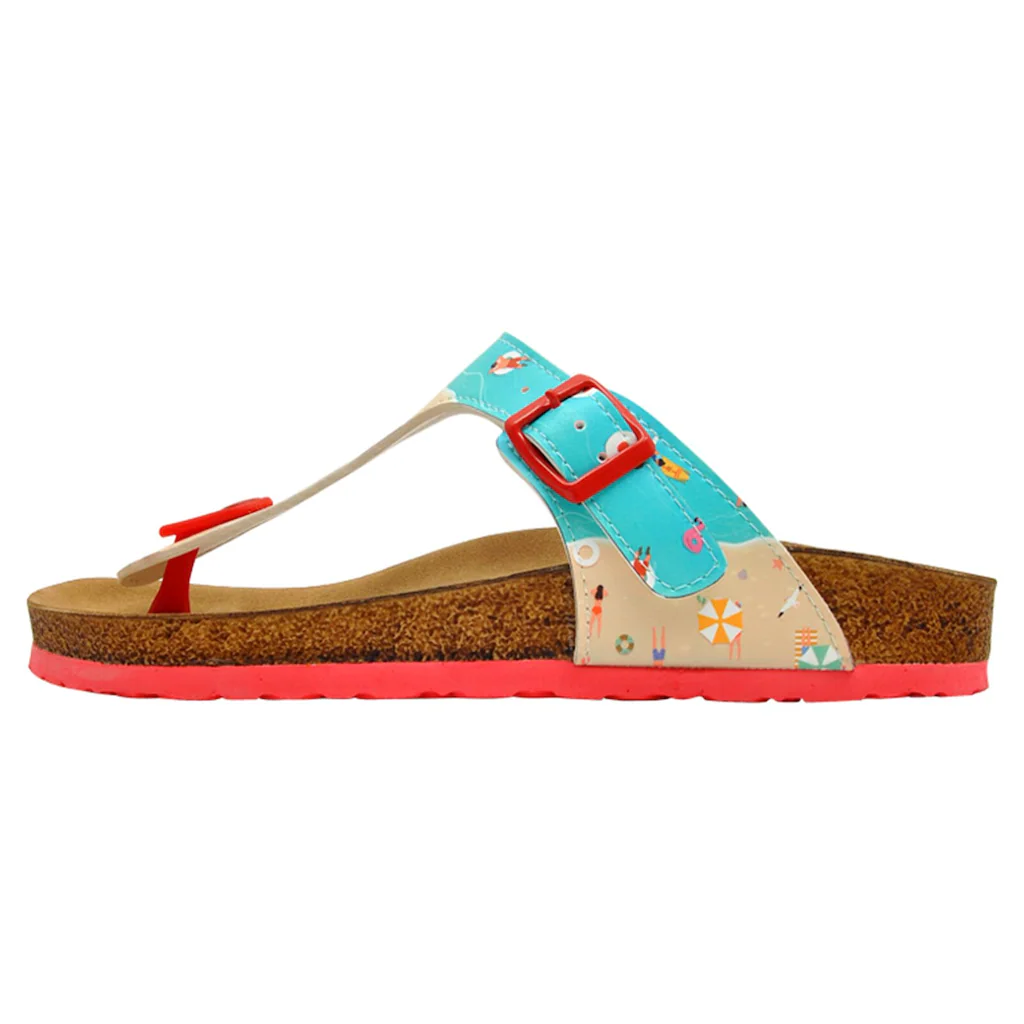 DOGO Zehentrenner »Damen Lila Dogo Lila Sandalen Vegan Damen Sandalen/ Sandaletten« Vegan ▷ für