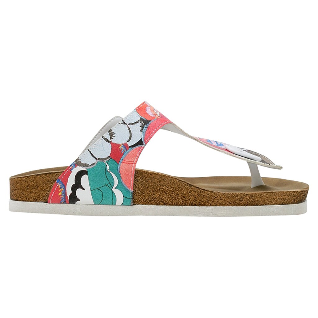 DOGO Zehentrenner »Damen Lila Hello Vegan Damen Sandalen/ Sandaletten / Female« Vegan