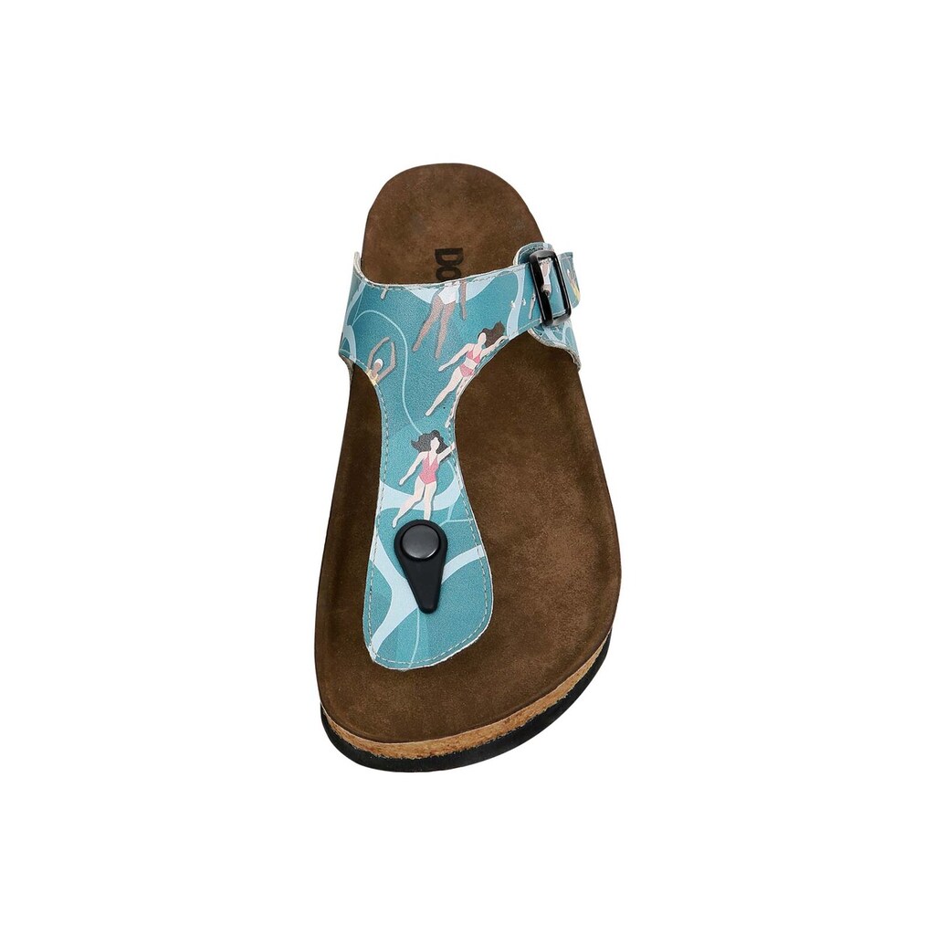 DOGO Zehentrenner »Damen Lila Let's Swim Vegan Damen Sandalen/ Sandaletten / Female« Vegan Online Kaufen