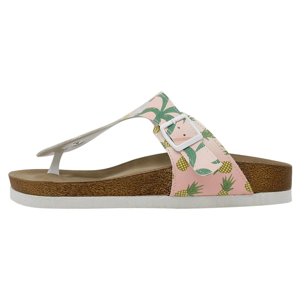 DOGO Zehentrenner »Damen Lila Queen Of The Beach Vegan Damen Sandalen/ Sandaletten« Vegan