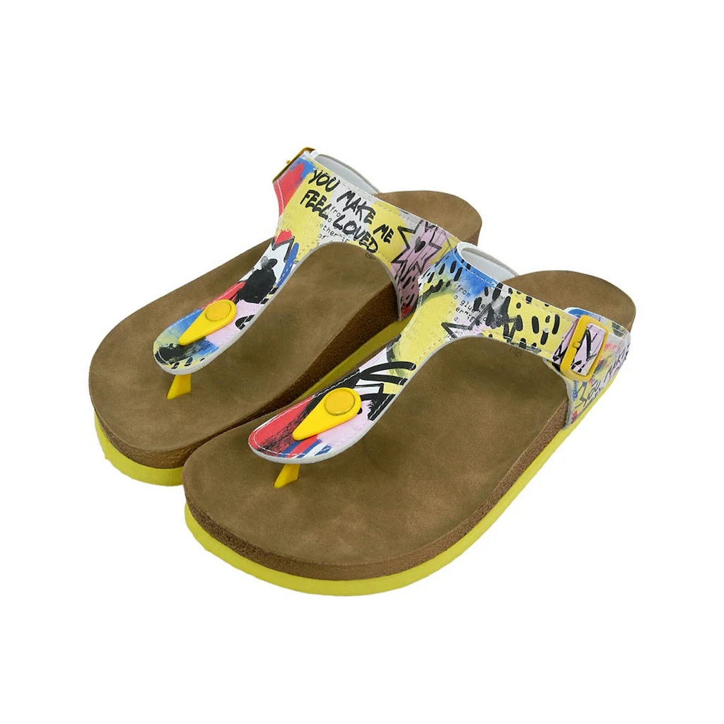 DOGO Zehentrenner »Damen Lila The Creation Of The Collage Vegan Damen Sandalen/« Vegan Bestellen