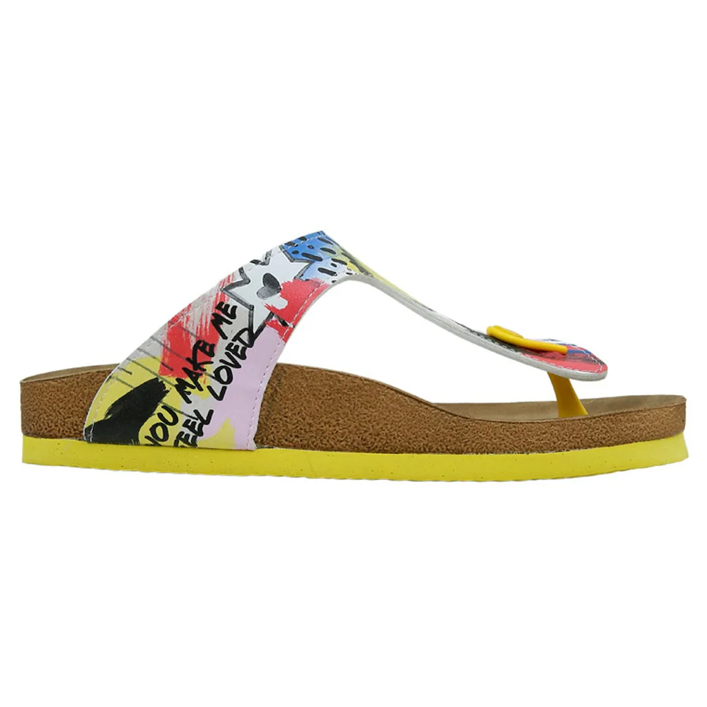 DOGO Zehentrenner »Damen Lila The Creation Of The Collage Vegan Damen Sandalen/« Vegan Bestellen