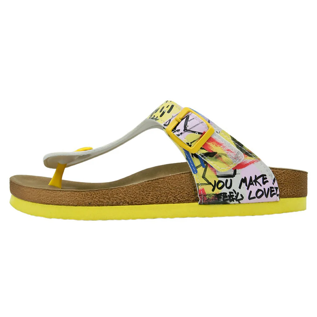DOGO Zehentrenner »Damen Lila The Creation Of The Collage Vegan Damen Sandalen/« Vegan bestellen