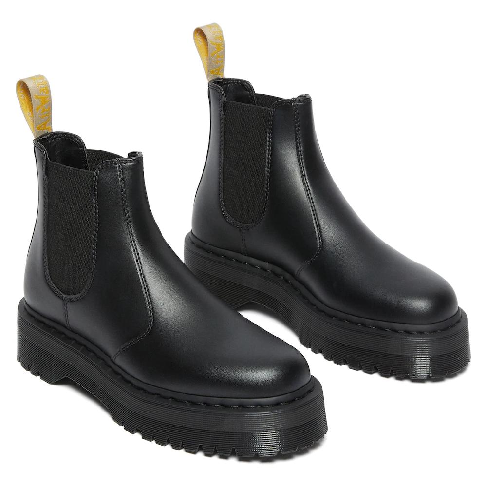 DR. MARTENS Chelseaboots Schlupfstiefelette mit Stretcheinsatz Plateau Boots