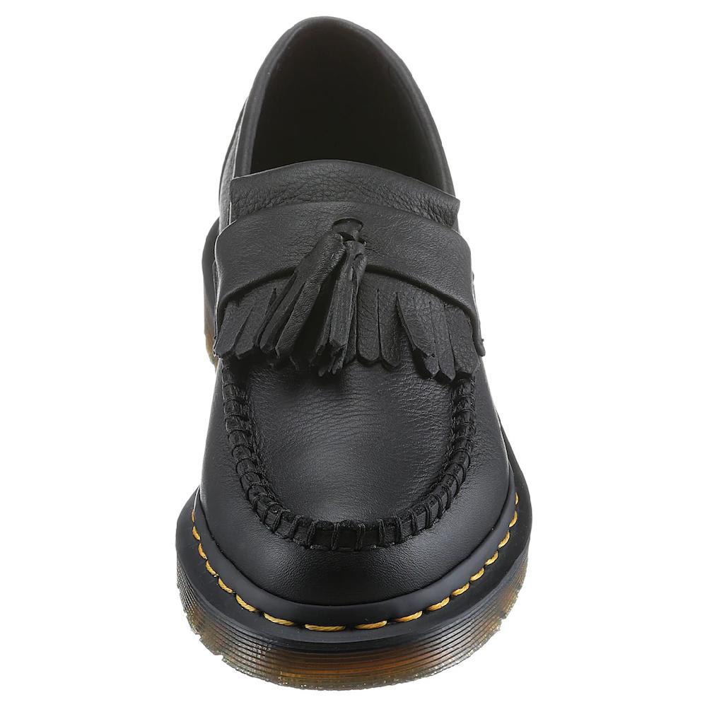 DR. MARTENS Mokassin »Black Virginia Adrian« Chunky Slipper Schlupfschuh Mit Modischer Tassel - Schmale Form Online Bestellen