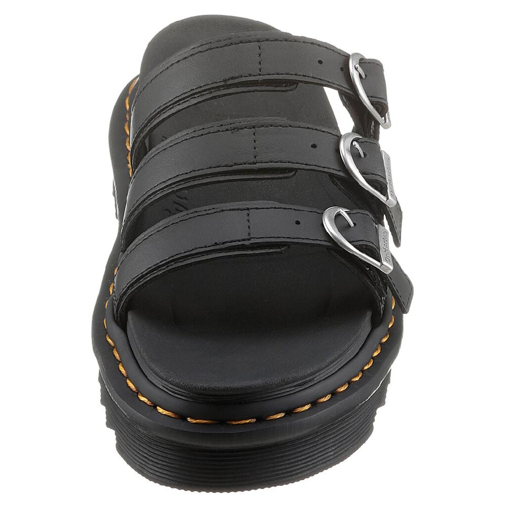 DR. MARTENS Pantolette »Blaire Slide« Plateau Sommerschuh Schlappen Mit Schnallenverschluss Online Kaufen