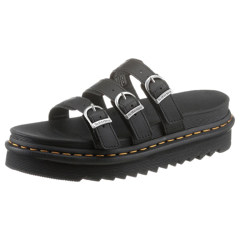 DR. MARTENS Pantolette »Blaire Slide« Plateau Sommerschuh Schlappen mit Schnallenverschluss online kaufen