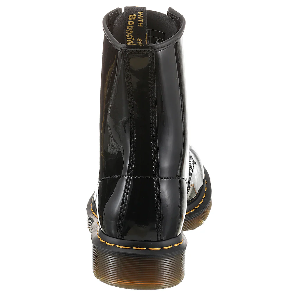 DR. MARTENS Schnürboots »1460 W Patent Lamper 8 Eye Boot« In Glänzendem Look - Schmale Form Online Kaufen