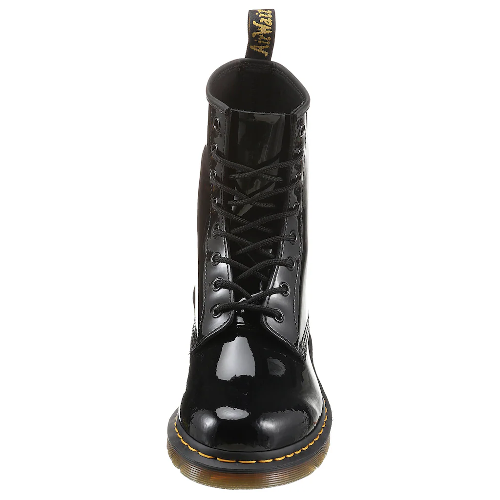 DR. MARTENS Schnürboots »1460 W Patent Lamper 8 Eye Boot« In Glänzendem Look - Schmale Form Online Kaufen