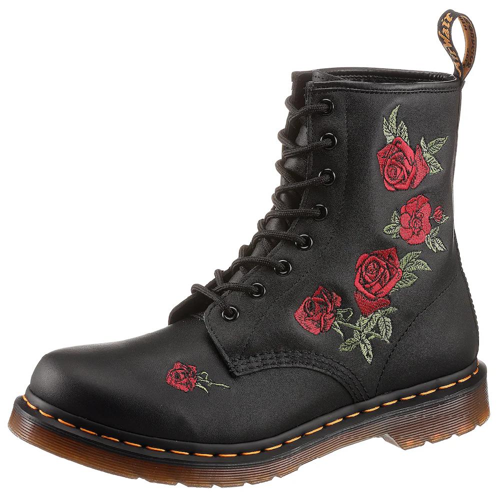 DR. MARTENS Schnürboots »Vonda« Blockabsatz Schnürschuh Stiefelette Blüten-Stickerei - schmale Form bestellen