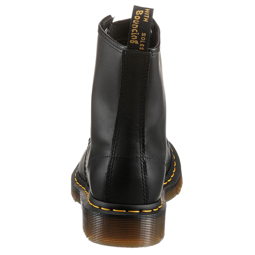 DR. MARTENS Schnürstiefel »1460 8 Eye Boot« Festival Blockabsatz Schnürboots Mit Gelber Rahmennaht ▷ Für
