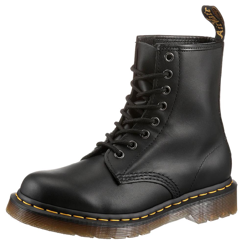 DR. MARTENS Schnürstiefel »1460 8 Eye Boot« Festival Blockabsatz Schnürboots mit gelber Rahmennaht ▷ für