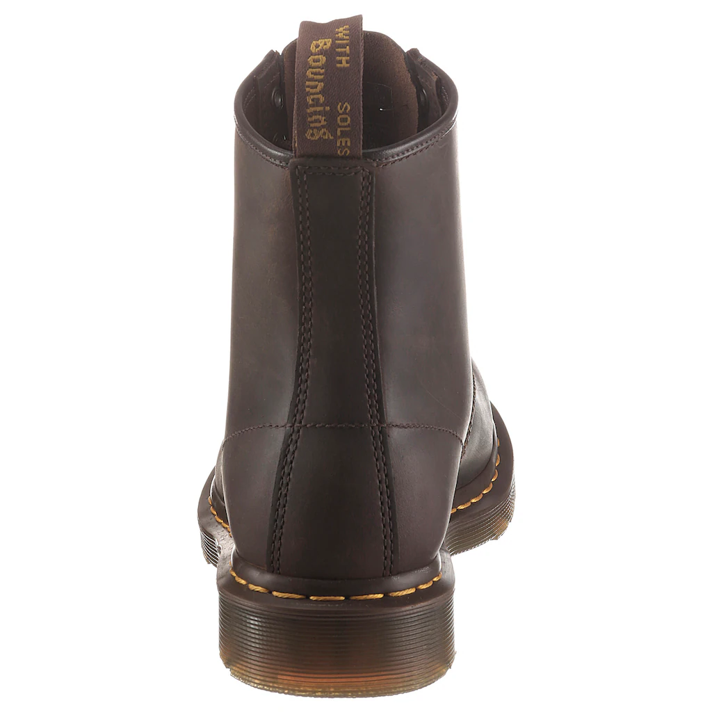 DR. MARTENS Schnürstiefel »8 Eyes Boot 1460 Crazy Horse« Boots Stiefel Mit Lederinnensohle - Schmale Form