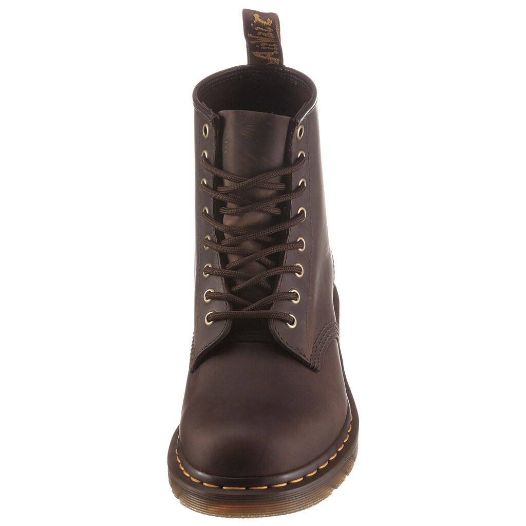 DR. MARTENS Schnürstiefel »8 Eyes Boot 1460 Crazy Horse« Boots Stiefel Mit Lederinnensohle - Schmale Form