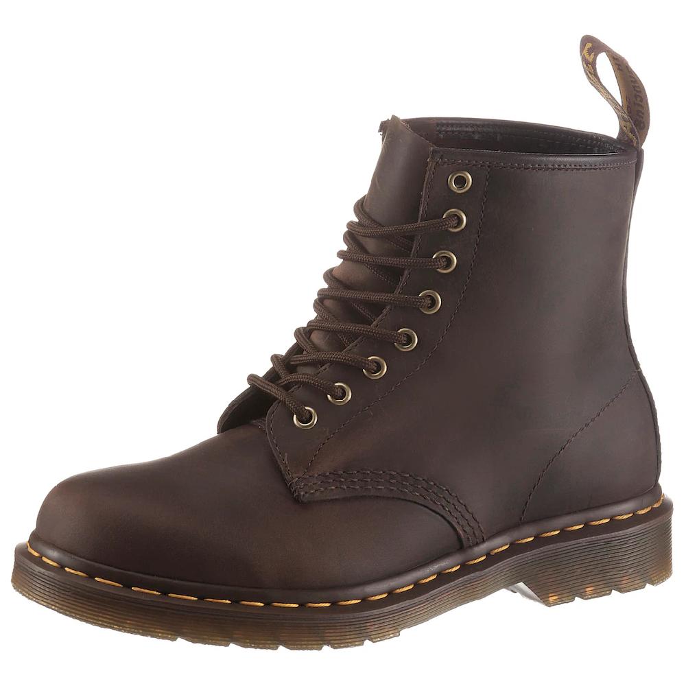 DR. MARTENS Schnürstiefel »8 Eyes Boot 1460 Crazy Horse« Boots Stiefel mit Lederinnensohle - schmale Form