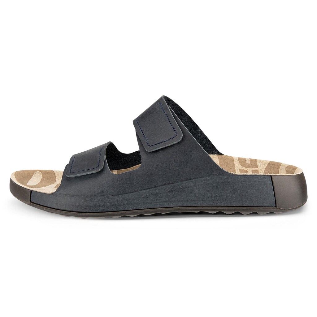 Ecco Pantolette »Cozmo M« Sommerschuh Schlappen Klettschuh Mit Dezenten Ziernähten ▷ Für