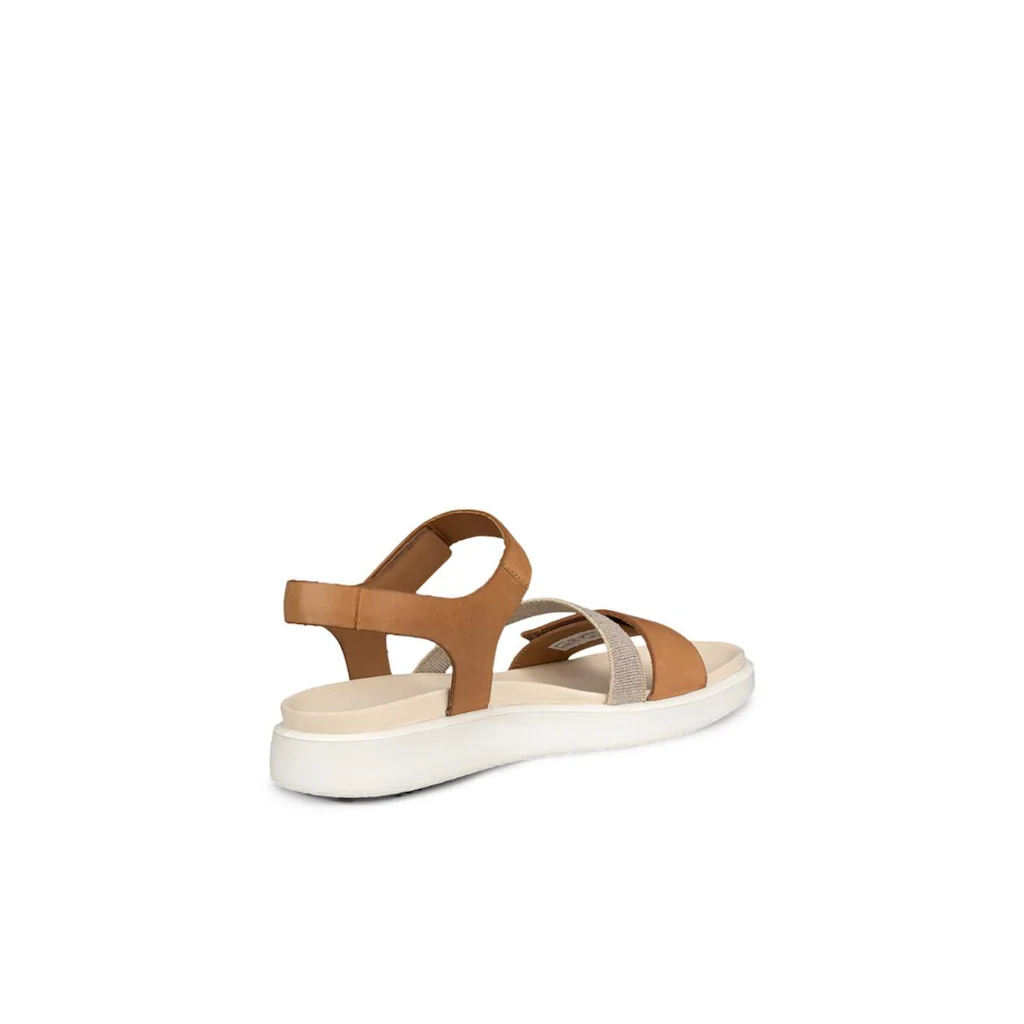 Ecco Plateausandale »ECCO FLOWT W« Sommerschuh Klettschuh Urlaubsandale Sandalette Mit Plateau
