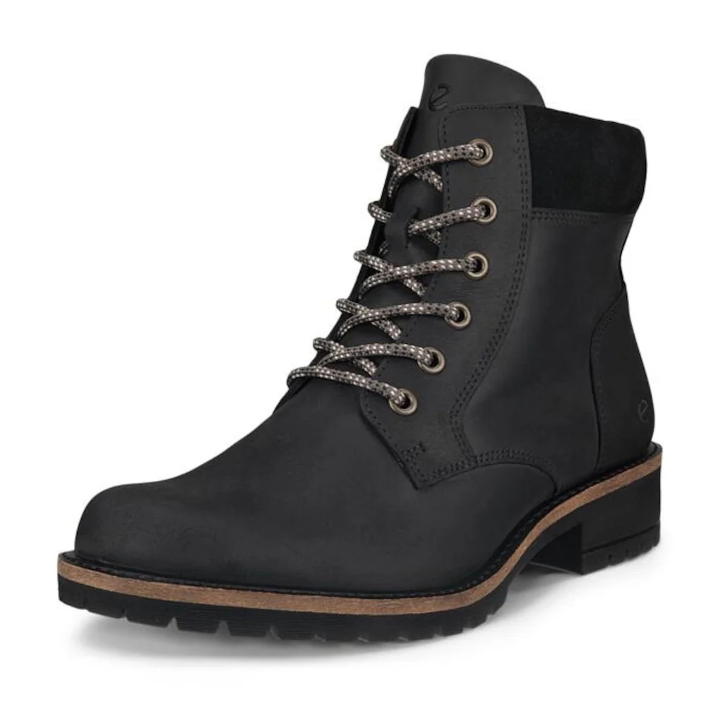 Ecco Schnürstiefelette »ELAINA« Stiefelette Blockabsatz mit weicher Schaftrandpolsterung online bestellen