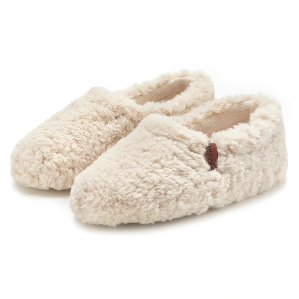Elbsand Hausschuh mit kuscheligem Fellimitat Pantolette Pantoffel Mule bestellen