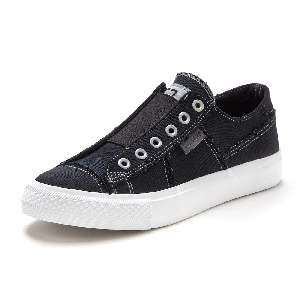 Elbsand Slip-On Sneaker Aus Textil Bequemer Elastik Einsatz Halbschuh Slipper Freizeitschuh Kaufen