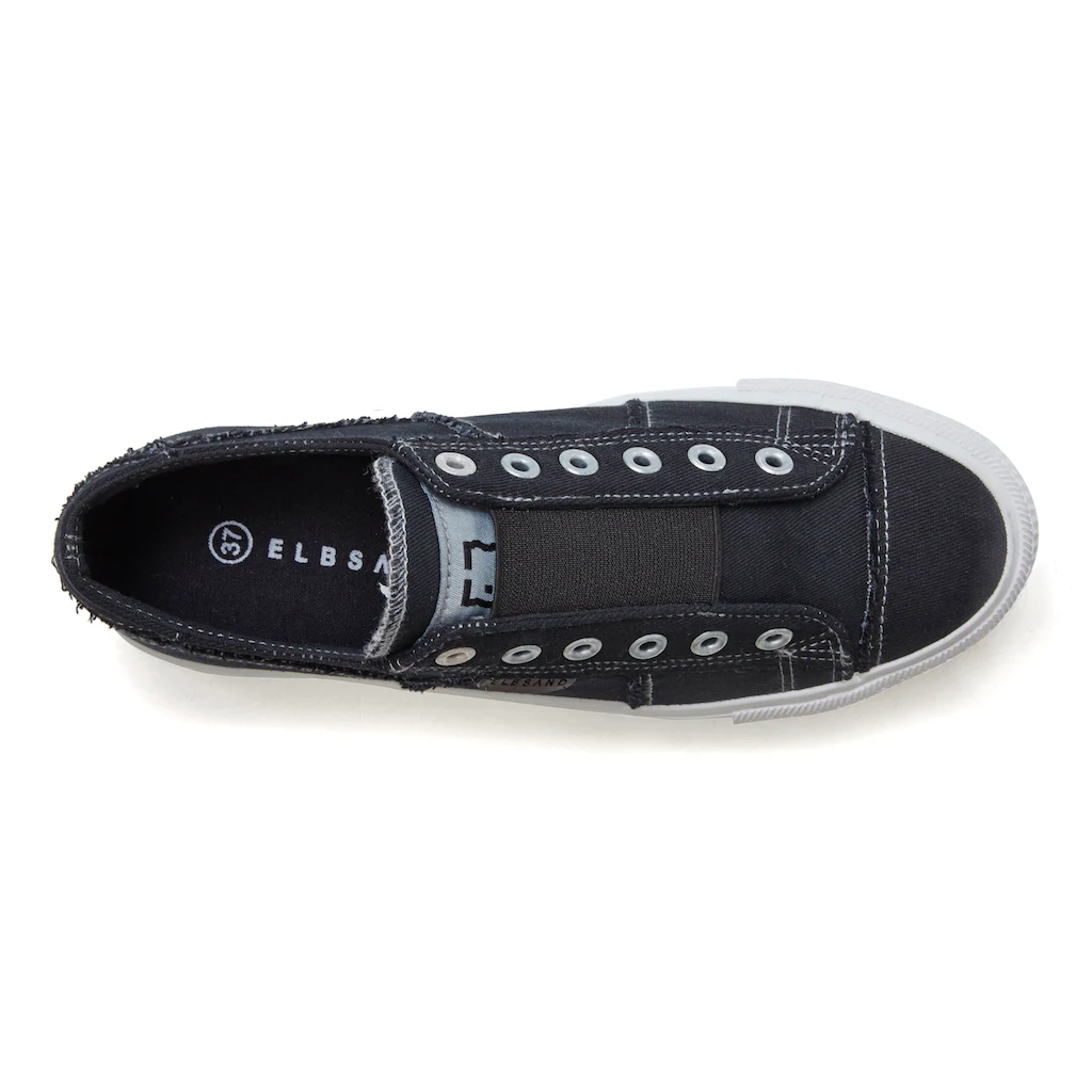Elbsand Slip-On Sneaker Aus Textil Bequemer Elastik Einsatz Halbschuh Slipper Freizeitschuh Kaufen