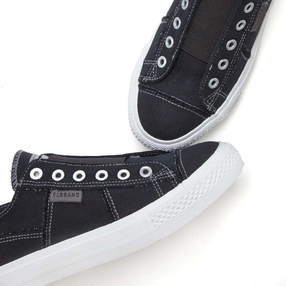 Elbsand Slip-On Sneaker Aus Textil Bequemer Elastik Einsatz Halbschuh Slipper Freizeitschuh Kaufen