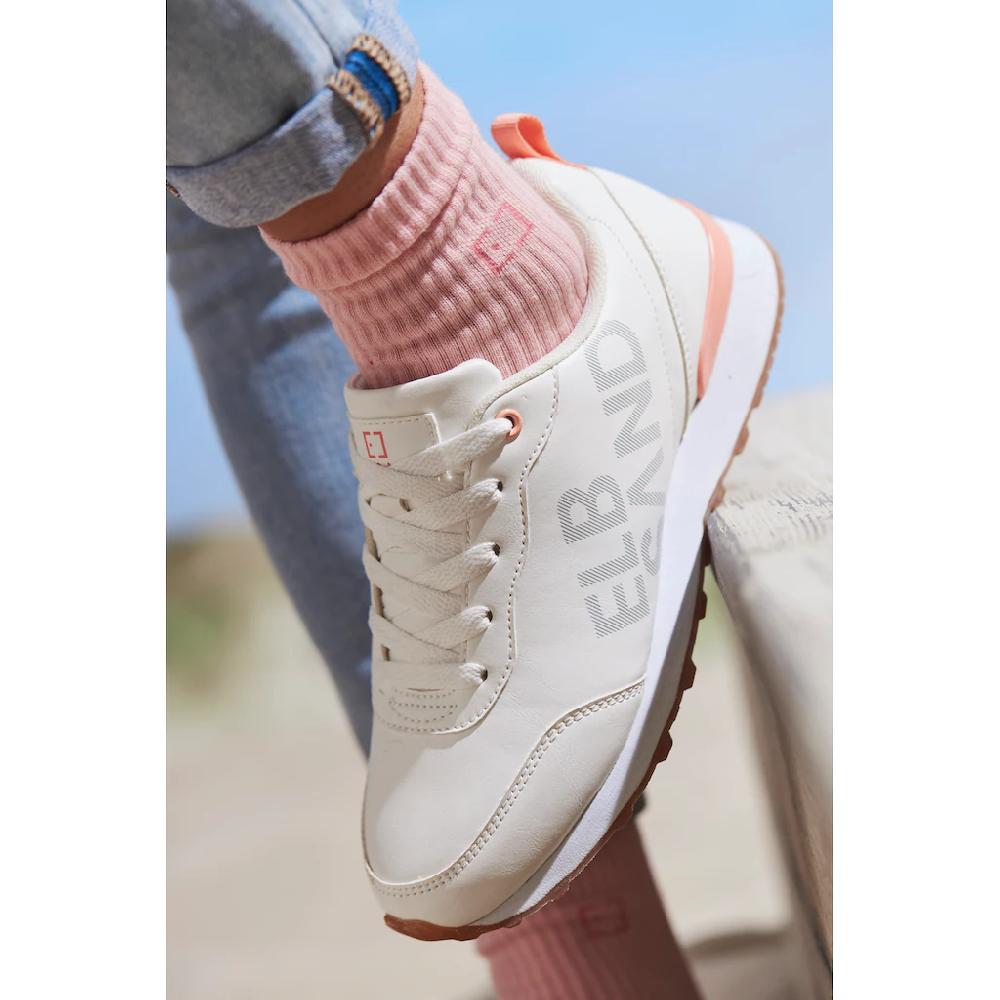 Elbsand Sneaker Schnürhalbschuh Freizeitschuh Mit Modischem Logo Print VEGAN Kaufen