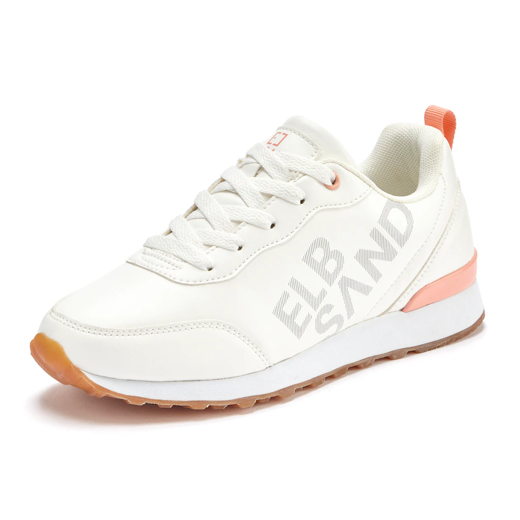 Elbsand Sneaker Schnürhalbschuh Freizeitschuh mit modischem Logo Print VEGAN kaufen