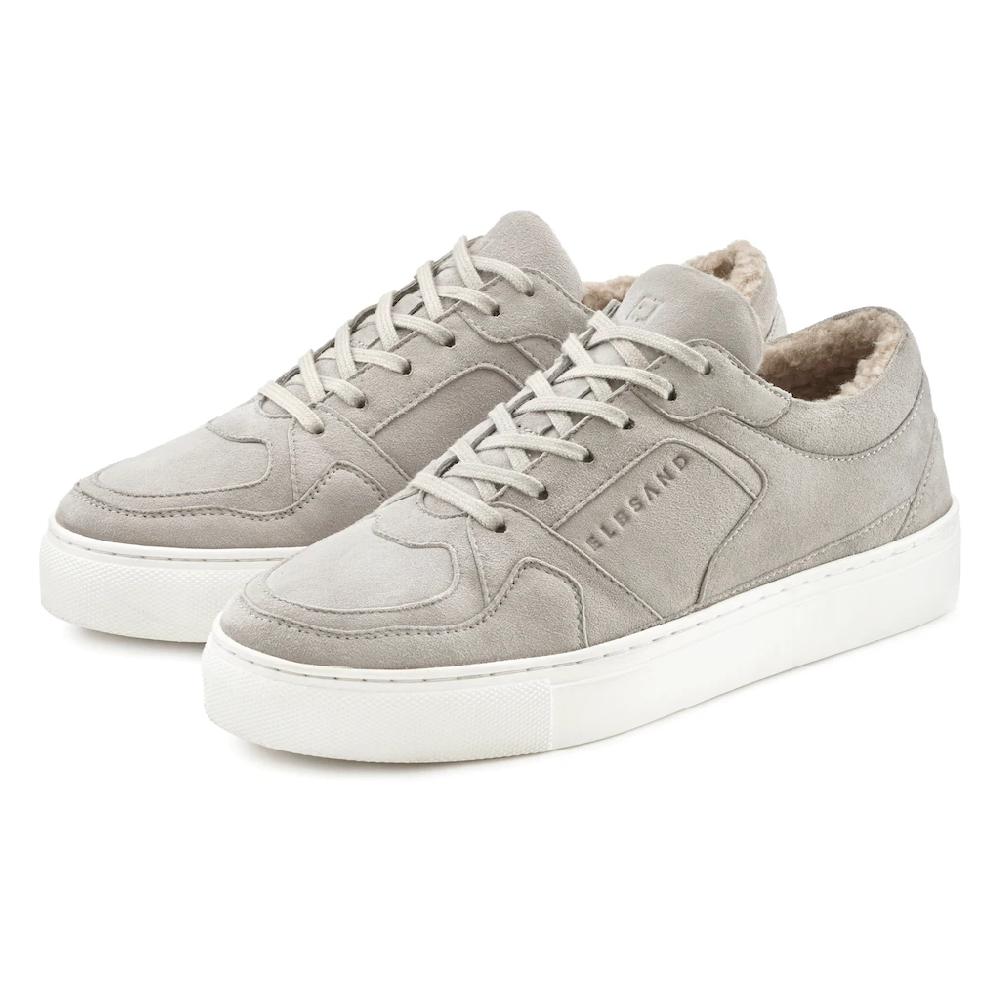 Elbsand Sneaker Wintersneaker Schnürhalbschuh Aus Leder Mit Kuscheligem Innenfutter
