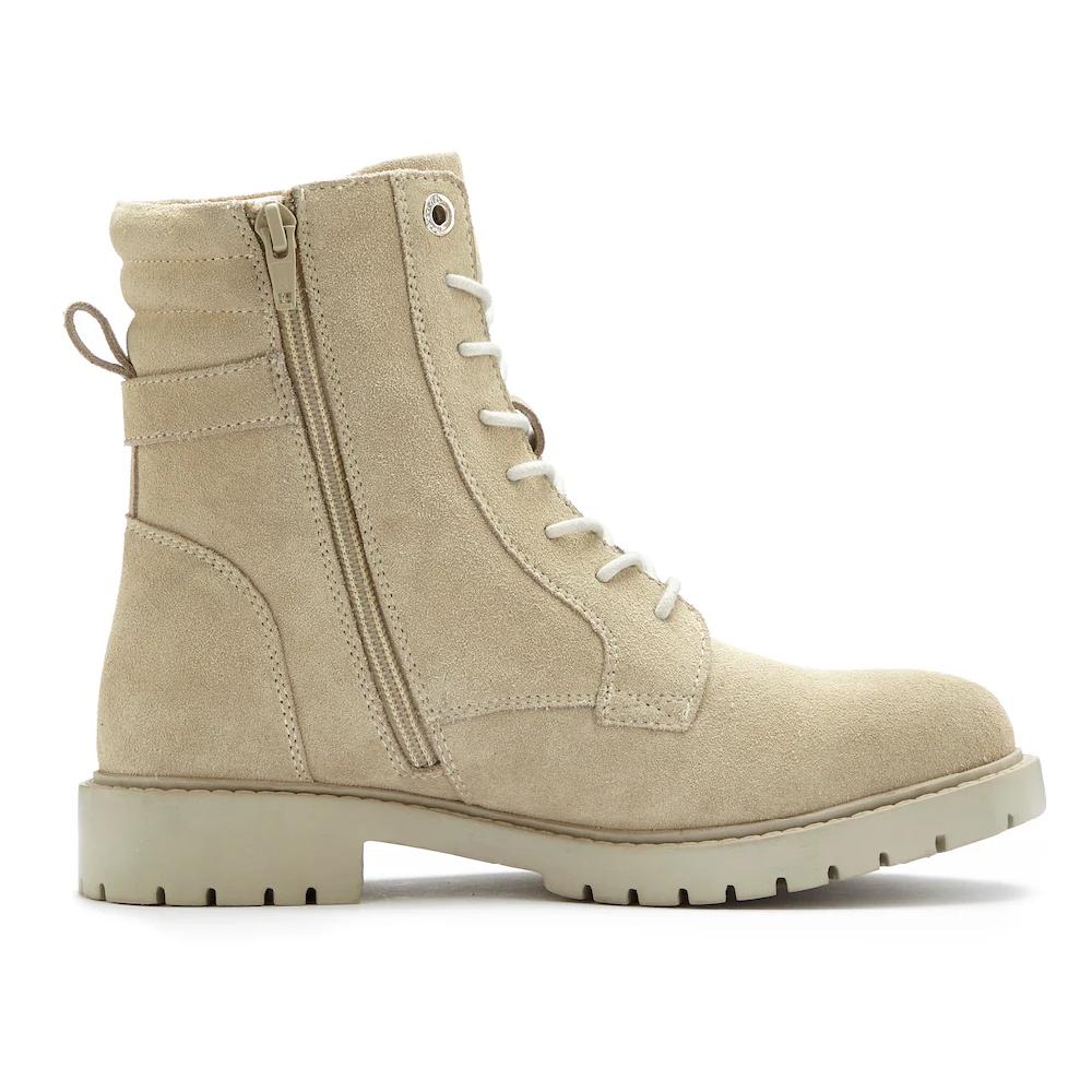 Elbsand Stiefelette Schnürboots Reißverschlussstiefel Biker Boots Leder Online Kaufen