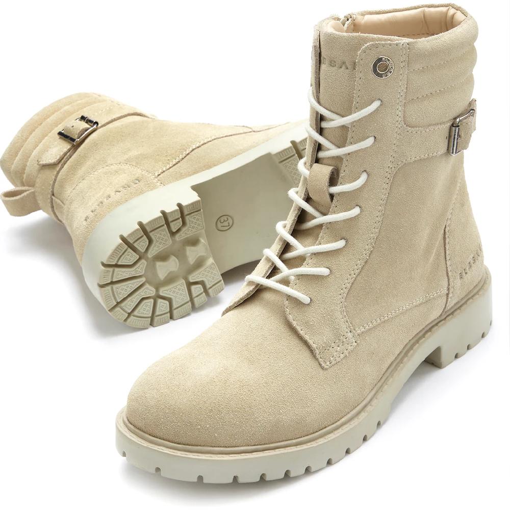 Elbsand Stiefelette Schnürboots Reißverschlussstiefel Biker Boots Leder Online Kaufen