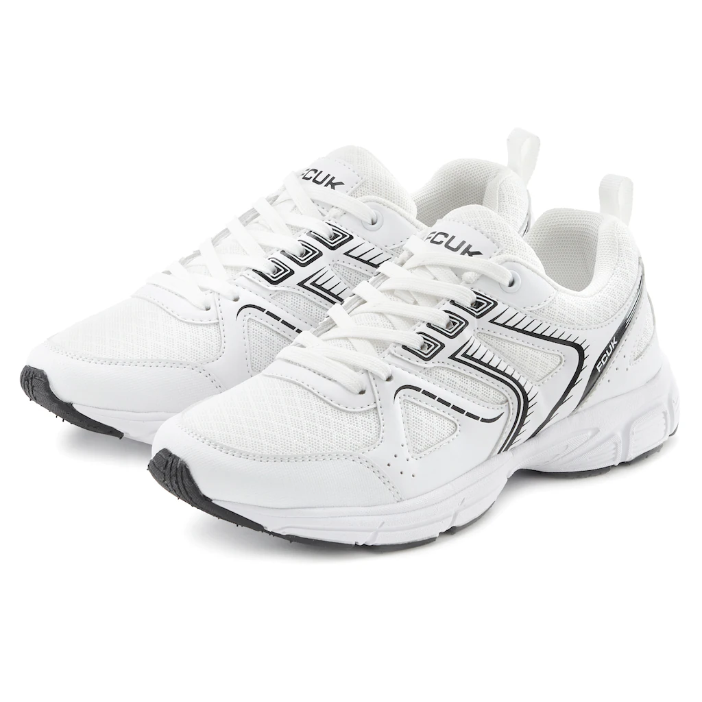 FCUK Sneaker Freizeitschuh Halbschuh mit ultraleichter flexibler Sohle VEGAN online bestellen