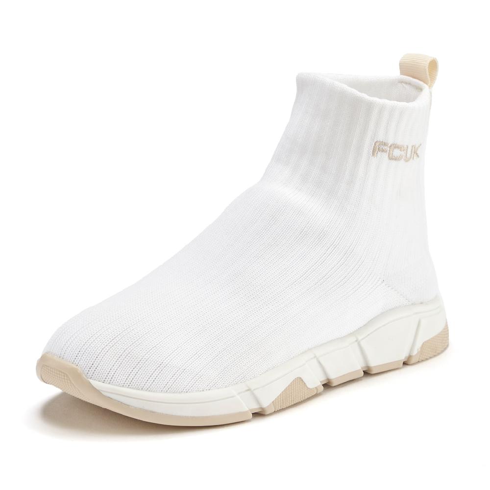 FCUK Sneaker Freizeitschuh Sock Sneaker High Top Sneaker Stiefelette Halbschuh Online Kaufen