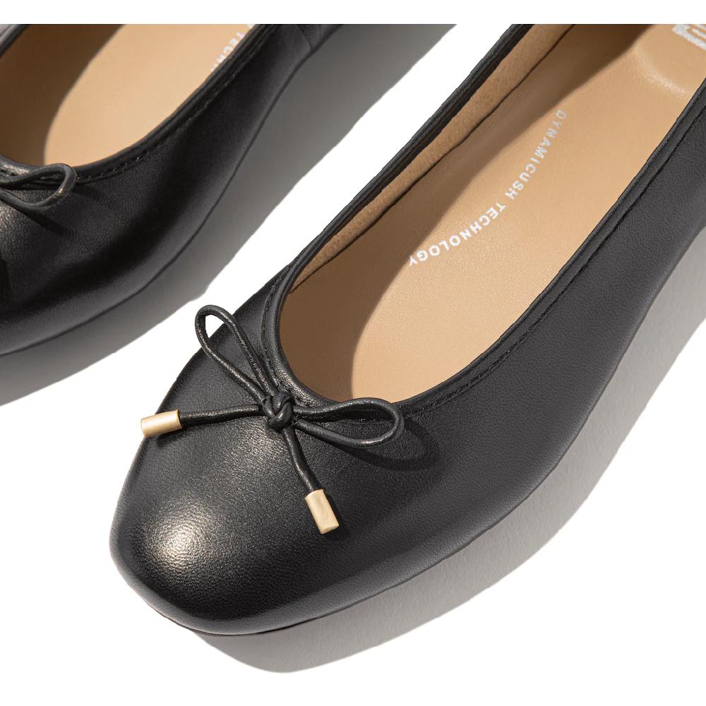 Fitflop Ballerina »Delicato Bow« Loafer Halbschuh Slipper Mit Feiner Schleife Bestellen